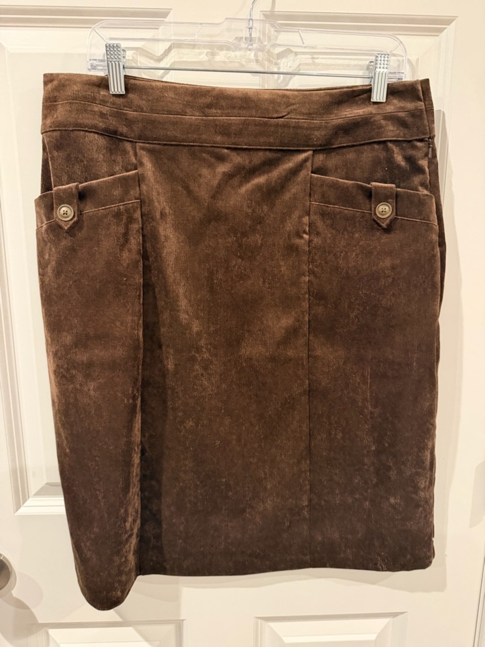 Christopher & Banks Brown Corduroy Skirt Size 12